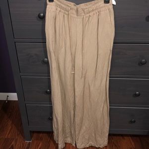Linen Pants Wide Leg